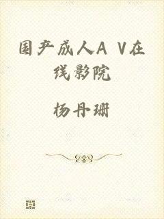 国产成人A V在线影院